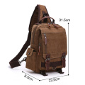 2016 Beautiful Vintage Military Men Canvas Messenger Bag